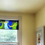 stained glass valance
